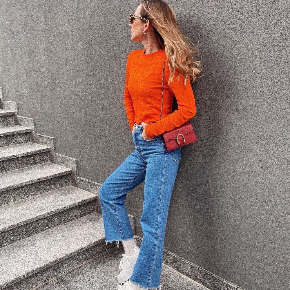 🌸HP🌸 𝗡𝗪𝗧 𝗭𝗮𝗿𝗮 • HW Ankle Straight Jeans
